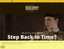 Tablet Screenshot of goldensteampunk.com